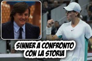 Sinner confronto storia Panatta record da battere