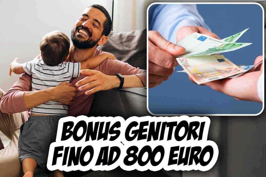 bonus di 800 euro destinato ai genitori separati